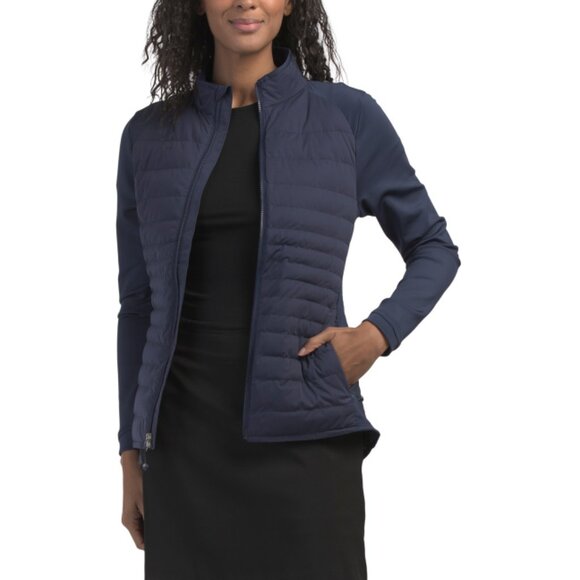 PETER MILLAR Navy Merge Hybrid Jacket - Picture 1 of 2
